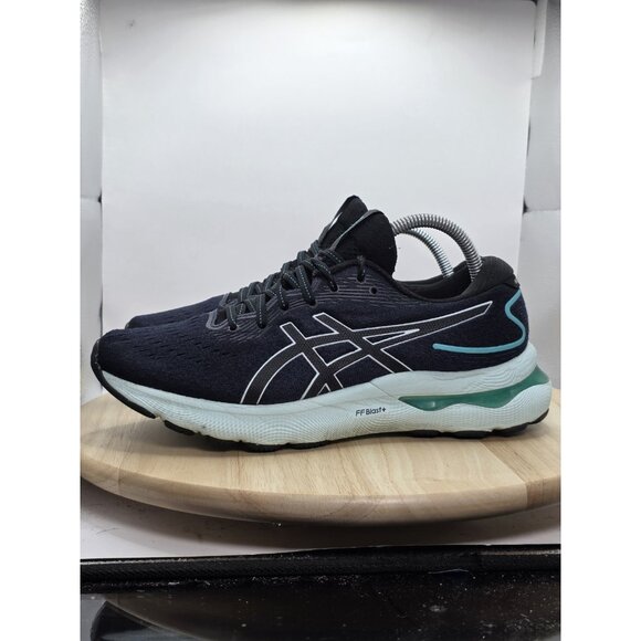 Asics Gel Nimbus 24 Womens Size 10 Blue/Green Running Shoes Sneakers 1012B201 - Picture 1 of 9